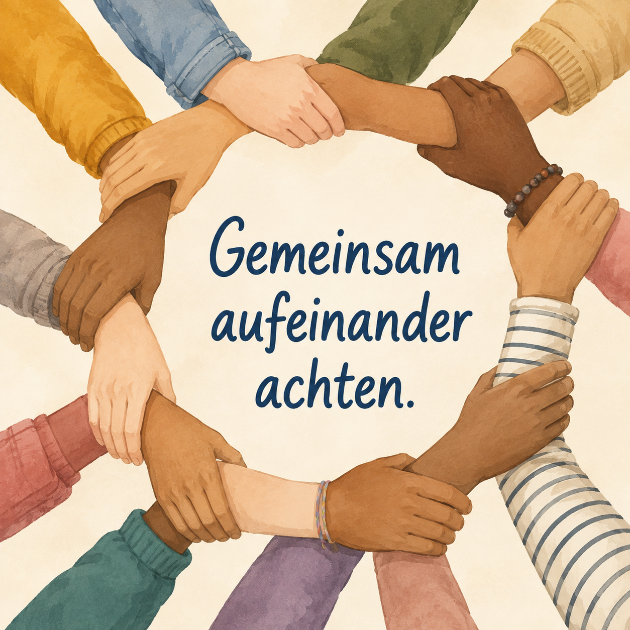 Suizidprävention – Onlineveranstaltung zum Bayerischen Präventionstag. KI generiert mit Claude ai